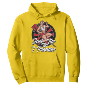 Just The Tip I Promise Hoodie Sexy Pin Up Girl Dartist Gift TS12 Daisy Print Your Wear