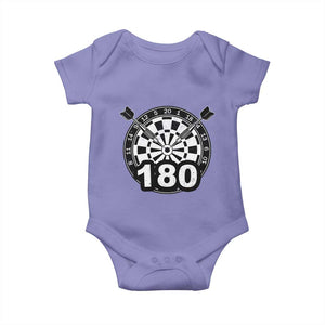 Funny Darts Max 180 Baby Onesie Dartist Darts Lover Gift TS12 Violet Print Your Wear