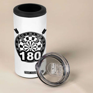 Funny Darts Max 180 4 in 1 Can Cooler Tumbler Dartist Darts Lover Gift TS12 Print Your Wear