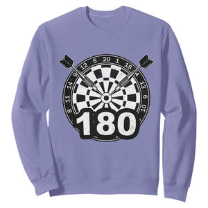 Funny Darts Max 180 Sweatshirt Dartist Darts Lover Gift TS12 Violet Print Your Wear