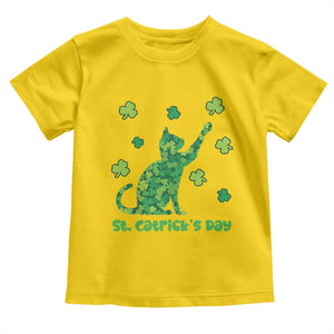 Funny St Catricks Day Toddler T Shirt Lucky Shamrock Cat Saint Pattys TS12 Daisy Print Your Wear