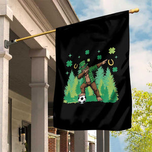 Lucky Sasquatch Soccer Player Garden Flag Funny St Patricks Day Gift TS12 Print Your Wear