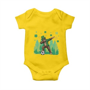 Lucky Sasquatch Soccer Player Baby Onesie Funny St Patricks Day Gift TS12 Daisy Print Your Wear