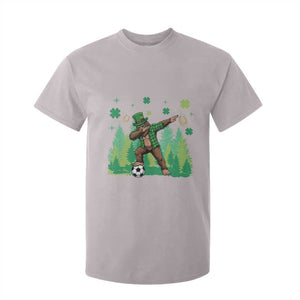 Lucky Sasquatch Soccer Player T Shirt For Kid Funny St Patricks Day Gift TS12 Ice Gray Print Your Wear