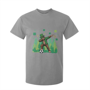 Lucky Sasquatch Soccer Player T Shirt For Kid Funny St Patricks Day Gift TS12 Sport Gray Print Your Wear