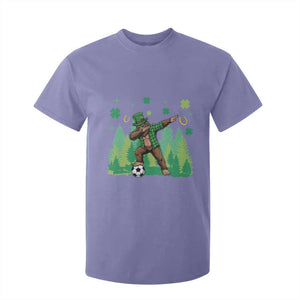 Lucky Sasquatch Soccer Player T Shirt For Kid Funny St Patricks Day Gift TS12 Violet Print Your Wear