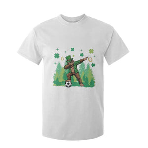Lucky Sasquatch Soccer Player T Shirt For Kid Funny St Patricks Day Gift TS12 White Print Your Wear