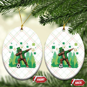 Lucky Sasquatch Soccer Player Ceramic Ornament Funny St Patricks Day Gift TS12 Print Your Wear