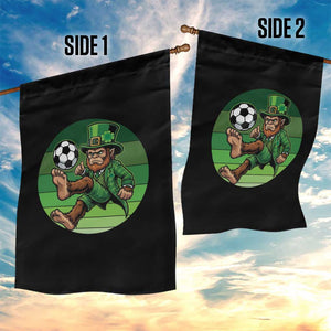 Funny Bigfoot Playing Soccer Garden Flag St Patricks Day TS12 Print Your Wear