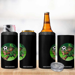 Funny Bigfoot Playing Soccer 4 in 1 Can Cooler Tumbler St Patricks Day TS12 Print Your Wear