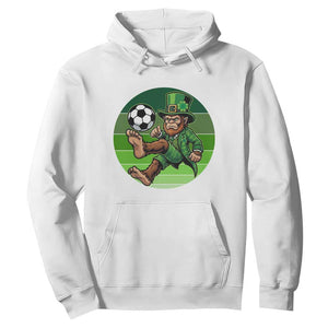 Funny Bigfoot Playing Soccer Hoodie St Patricks Day TS12 White Print Your Wear