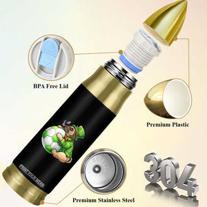 Lucky Pug Soccer Lover Bullet Tumbler St Paddys Day Irish Football Gift TS12 Print Your Wear