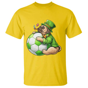 Lucky Pug Soccer Lover T Shirt St Paddys Day Irish Football Gift TS12 Daisy Print Your Wear