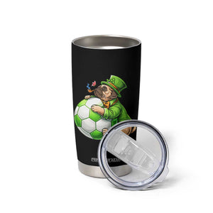 Lucky Pug Soccer Lover Tumbler Cup St Paddys Day Irish Football Gift TS12 Print Your Wear