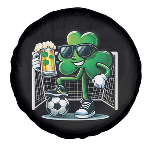 Funny Irish Shamrock Dabbing Soccer Spare Tire Cover St Patricks Day TS12 Print Your Wear