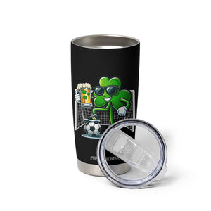 Funny Irish Shamrock Dabbing Soccer Tumbler Cup St Patricks Day TS12 Print Your Wear