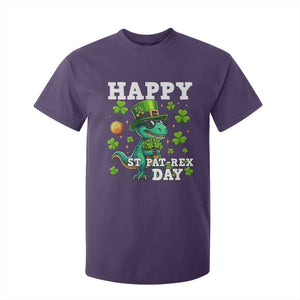 Happy St Pat Rex Day T Shirt For Kid St Patricks Day Dino Lover TS12 Purple Print Your Wear