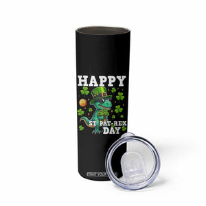 Happy St Pat Rex Day Skinny Tumbler St Patricks Day Dino Lover TS12 Print Your Wear