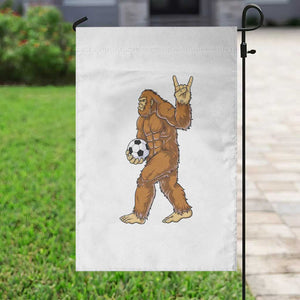 Funny Bigfoot Soccer Player Garden Flag Folklore Cryptid Gift TS12 Print Your Wear