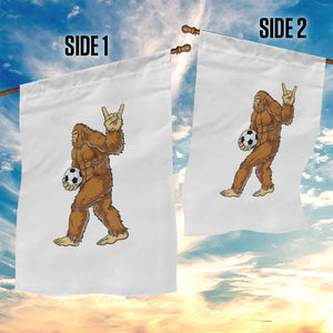 Funny Bigfoot Soccer Player Garden Flag Folklore Cryptid Gift TS12 Print Your Wear