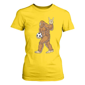 Funny Bigfoot Soccer Player T Shirt For Women Folklore Cryptid Gift TS12 Daisy Print Your Wear
