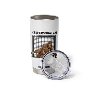 Funny Bigfoot Soccer Goalkeeper Tumbler Cup Keepersquatch TS12 Print Your Wear