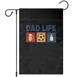 Dad Life Soccer Beer Baby Bottle Garden Flag Fathers Day Gift TS12 Black Print Your Wear