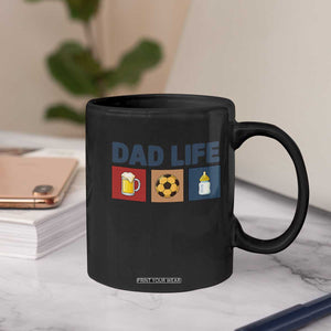 Dad Life Soccer Beer Baby Bottle Coffee Mug Fathers Day Gift TS12 Print Your Wear