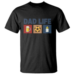 Dad Life Soccer Beer Baby Bottle T Shirt Fathers Day Gift TS12 Black Print Your Wear