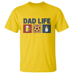 Dad Life Soccer Beer Baby Bottle T Shirt Fathers Day Gift TS12 Daisy Print Your Wear