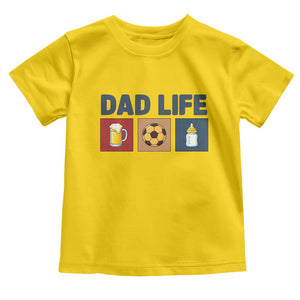 Dad Life Soccer Beer Baby Bottle Toddler T Shirt Fathers Day Gift TS12 Daisy Print Your Wear