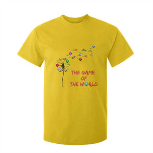 Soccer Dandelion Flower T Shirt For Kid The Game Of The World TS12 Daisy Print Your Wear