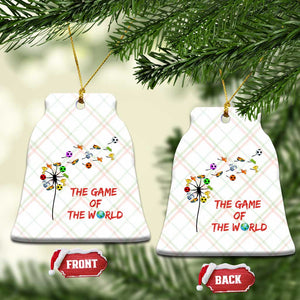 Soccer Dandelion Flower Ceramic Ornament The Game Of The World TS12 Print Your Wear