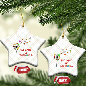 Soccer Dandelion Flower Ceramic Ornament The Game Of The World TS12 Print Your Wear