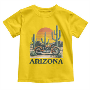 Arizona Motorcycle Toddler T Shirt Vintage Desert Highway Rider Gift TS12 Daisy Print Your Wear