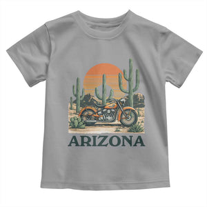 Arizona Motorcycle Toddler T Shirt Vintage Desert Highway Rider Gift TS12 Sport Gray Print Your Wear