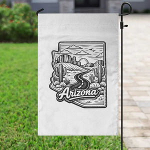 Vintage Arizona Pride Garden Flag Cactus Desert Western Landscape TS12 Print Your Wear