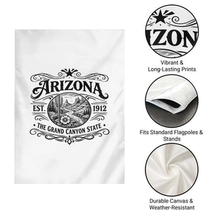 Arizona Desert Wanderlust Garden Flag Vintage Grand Canyon State Est 1912 TS12 Print Your Wear
