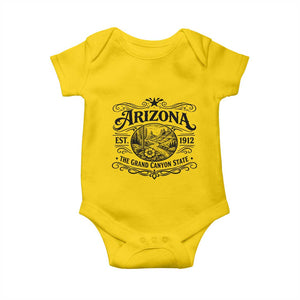 Arizona Desert Wanderlust Baby Onesie Vintage Grand Canyon State Est 1912 TS12 Daisy Print Your Wear