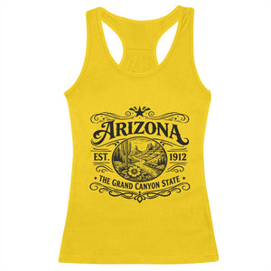 Arizona Desert Wanderlust Racerback Tank Top Vintage Grand Canyon State Est 1912 TS12 Daisy Print Your Wear