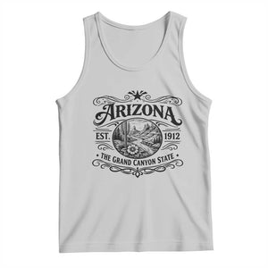 Arizona Desert Wanderlust Tank Top Vintage Grand Canyon State Est 1912 TS12 Ash Print Your Wear