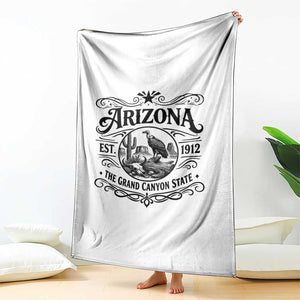 Vintage Arizona Cactus Desert Canyon Western 1912 Throw Blanket TS12 Print Your Wear