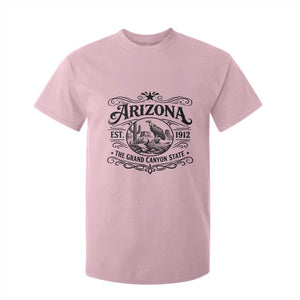 Vintage Arizona Cactus Desert Canyon Western 1912 T Shirt For Kid TS12 Light Pink Print Your Wear