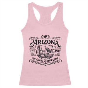 Vintage Arizona Cactus Desert Canyon Western 1912 Racerback Tank Top TS12 Light Pink Print Your Wear