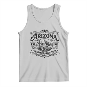 Vintage Arizona Cactus Desert Canyon Western 1912 Tank Top TS12 Ash Print Your Wear