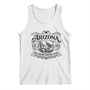 Vintage Arizona Cactus Desert Canyon Western 1912 Tank Top TS12 White Print Your Wear