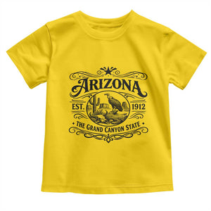 Vintage Arizona Cactus Desert Canyon Western 1912 Toddler T Shirt TS12 Daisy Print Your Wear