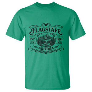 Vintage Flagstaff Landscape Adventure T Shirt Arizona Gift TS12 Irish Green Print Your Wear