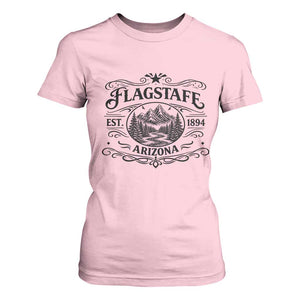 Vintage Flagstaff Landscape Adventure T Shirt For Women Arizona Gift TS12 Light Pink Print Your Wear