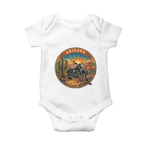 Arizona Pride Baby Onesie Adventure Scenic Journey Southwest USA TS12 White Print Your Wear